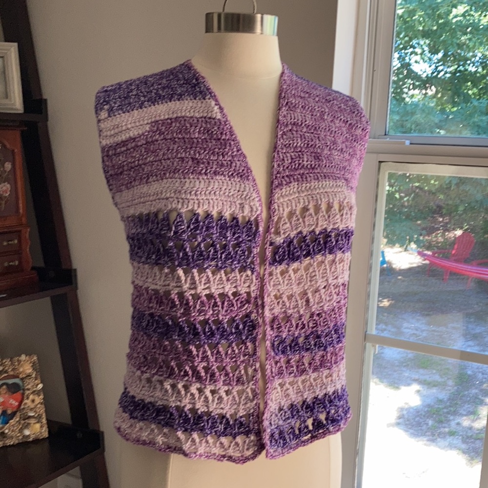 Handmade, handhome, Wool vest Unique Size.